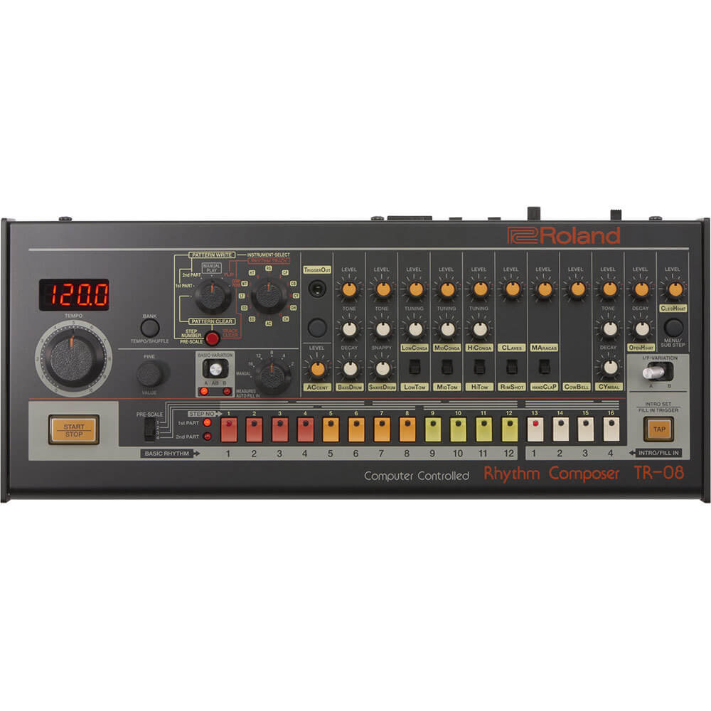 伝説の名機『TR-808』の復刻！ローランドの『TR-08』を買取しました！！