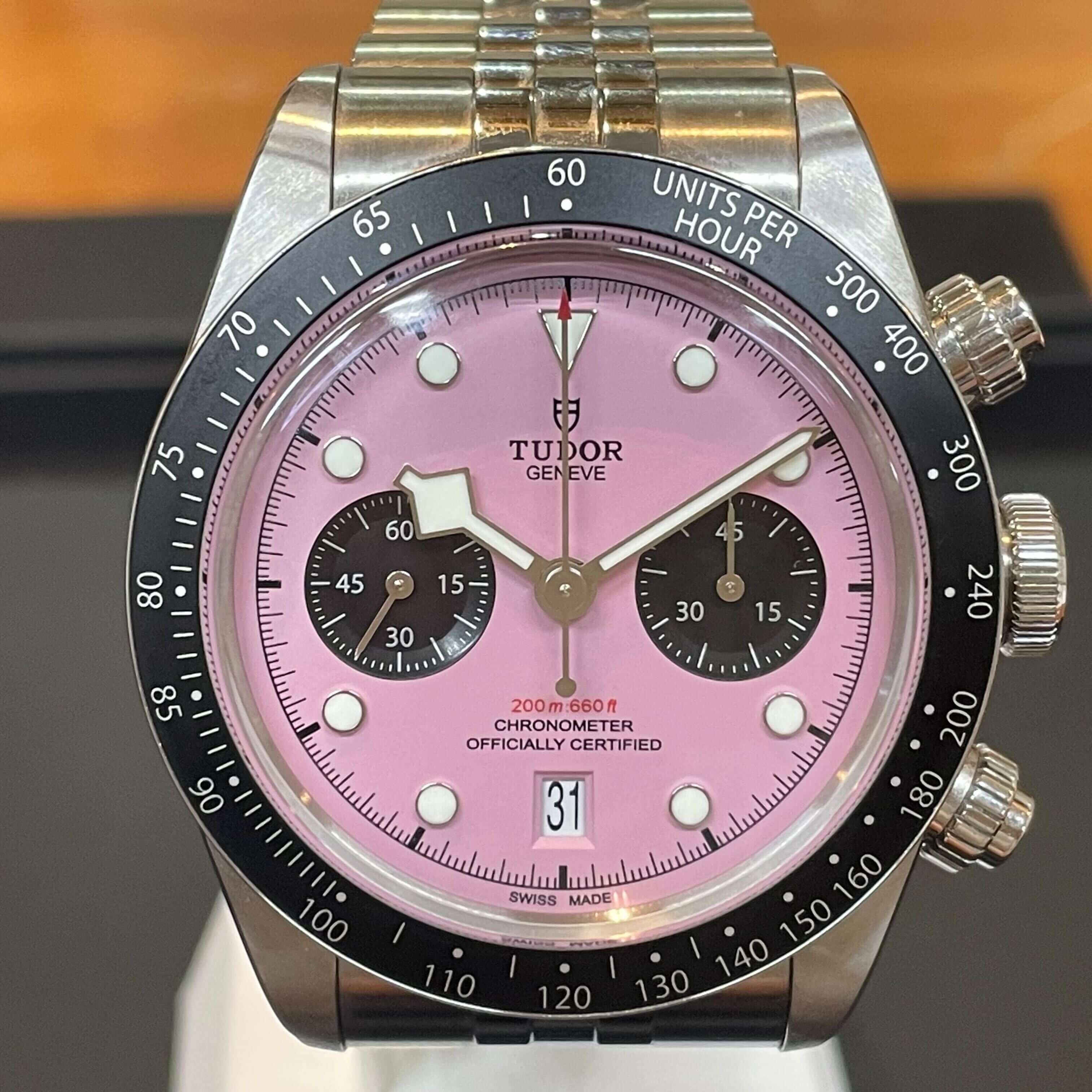 TUDOR ブラックベイ クロノ 79360Nを高額査定！